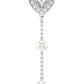 Swarovski Ariana Grande Collection, Clear Crystal & Pearls, Rhodium Finish, Necklaces, Earrings and Bracelets