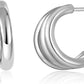 SHERLOVE Trendy Gold Plated Knot Earrings for Women Chunky Statement Drop Dangle Earrings Lightweight Hypoallergenic Fashion Accessories Gold Jewelry Gifts for Womens