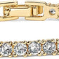 PAVOI 14K Gold Plated 3mm Cubic Zirconia Classic Tennis Bracelet | Gold Bracelets for Women