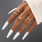 iF YOU 25 Pcs Gold Stackable Ring Set for Women, Chunky Knuckle Finger Midi Rings, Silver Simple Stacking Cute Rings Pack Trendy Stuff Jewelry Gift