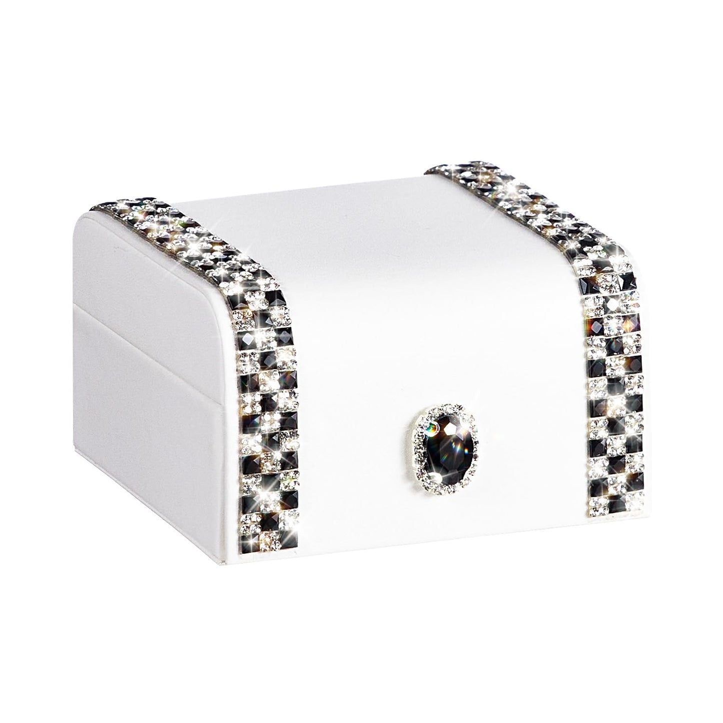 Homde Mothers Day Gifts Women Small Jewelry Box: Travel Case for Ring Earring Necklace - Birthday & Return Gift (Pink)
