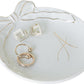 COLLECTIVE HOME Custom Initial Ceramic Jewelry Tray with Bow - Ring Holder & Earring Dish | Christmas Gift Idea for Women, Unique Birthday Present for Her (A)