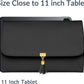 MATEIN Black Travel Jewelry Organizer, Vegan Leather Big Jewelry Rolls for Travel with Clear Pockets, Tangle-Free Necklace Holder for Daily Jewels Earrings Rings Bracelets, Valentine Gifts for Women