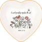 Christian Bible Verse Jewelry Dish Trinket Tray Gifts- Inspirational Ceramic Ring Jewelry Tray Gifts for Women-A Sweet Friendship Refreshes the Soul-Proverbs 27:9 (White)