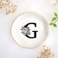 JoycuFF Initial A Ceramic Jewelry Tray, Bridesmaid Bride Gifts, Engagement Birthday Best Friend Mom Grandma Sister Gifts for Women, Trinket Dish for Rings Earrings Necklaces Bracelets Keys