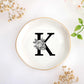 JoycuFF Initial A Ceramic Jewelry Tray, Bridesmaid Bride Gifts, Engagement Birthday Best Friend Mom Grandma Sister Gifts for Women, Trinket Dish for Rings Earrings Necklaces Bracelets Keys