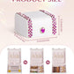 Homde Mothers Day Gifts Women Small Jewelry Box: Travel Case for Ring Earring Necklace - Birthday & Return Gift (Pink)
