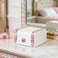 Homde Mothers Day Gifts Women Small Jewelry Box: Travel Case for Ring Earring Necklace - Birthday & Return Gift (Pink)