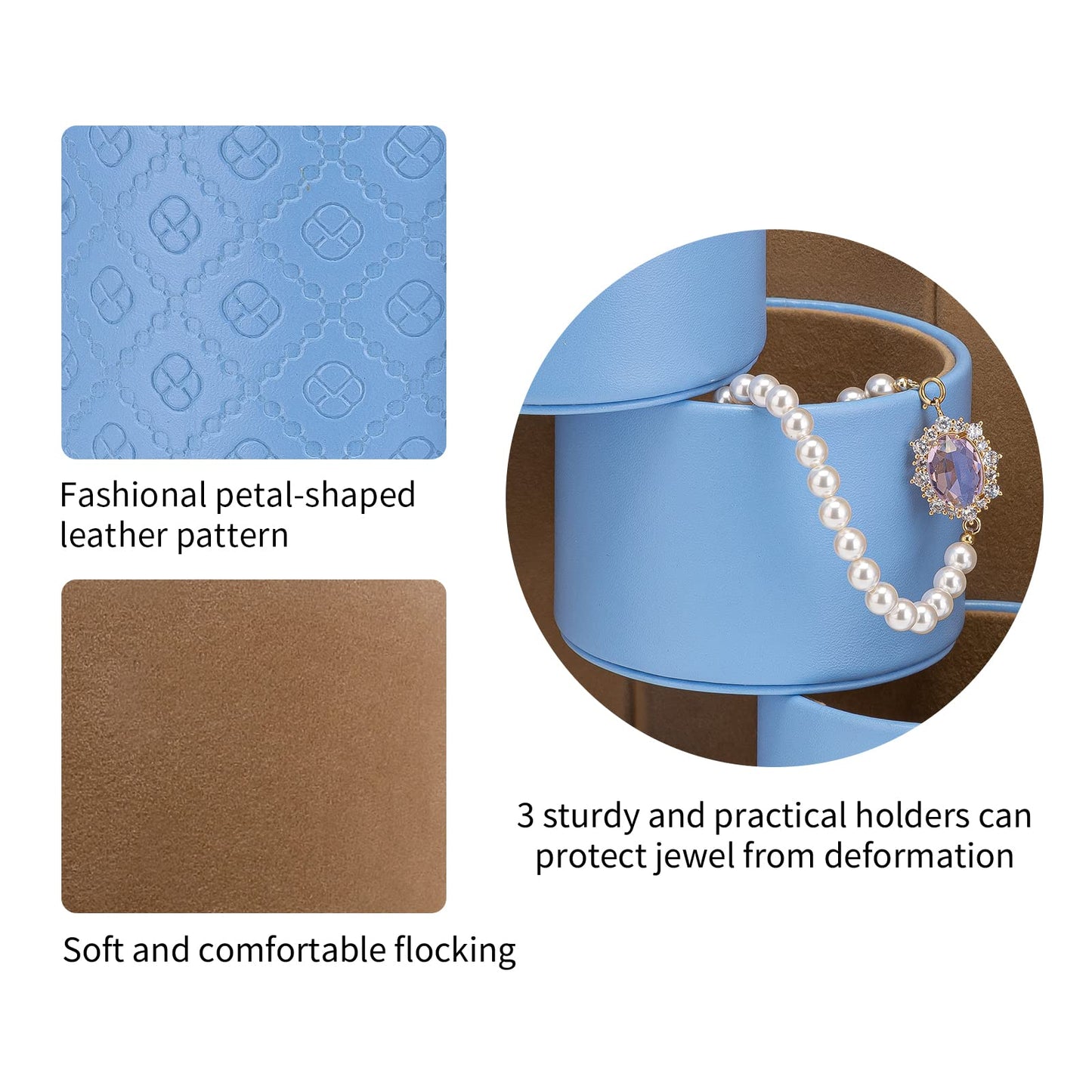 VLANDO Viaggio Mothers Day Gifts Her - Small Jewelry Case Box - Travel Essential Accessories for Women, Travelers, Couples, Mom, Friends, Bridesmaid