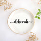 JoycuFF Initial A Ceramic Jewelry Tray, Bridesmaid Bride Gifts, Engagement Birthday Best Friend Mom Grandma Sister Gifts for Women, Trinket Dish for Rings Earrings Necklaces Bracelets Keys