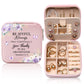 GAOLZIUY Christian Gifts for Women Girls, Inspirational Religious Birthday Gifts Butterfly Travel Jewelry Box, Spiritual Catholic Faith Prayer Gift for Friends, Mom, Sister