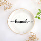JoycuFF Initial A Ceramic Jewelry Tray, Bridesmaid Bride Gifts, Engagement Birthday Best Friend Mom Grandma Sister Gifts for Women, Trinket Dish for Rings Earrings Necklaces Bracelets Keys
