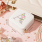 Enthralite Travel Jewelry Box for Girls: Traveling Ring Case Gift for Women - Mini Organizer for Necklaces Earrings White A