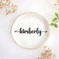 JoycuFF Initial A Ceramic Jewelry Tray, Bridesmaid Bride Gifts, Engagement Birthday Best Friend Mom Grandma Sister Gifts for Women, Trinket Dish for Rings Earrings Necklaces Bracelets Keys