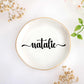JoycuFF Initial A Ceramic Jewelry Tray, Bridesmaid Bride Gifts, Engagement Birthday Best Friend Mom Grandma Sister Gifts for Women, Trinket Dish for Rings Earrings Necklaces Bracelets Keys