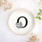JoycuFF Initial A Ceramic Jewelry Tray, Bridesmaid Bride Gifts, Engagement Birthday Best Friend Mom Grandma Sister Gifts for Women, Trinket Dish for Rings Earrings Necklaces Bracelets Keys
