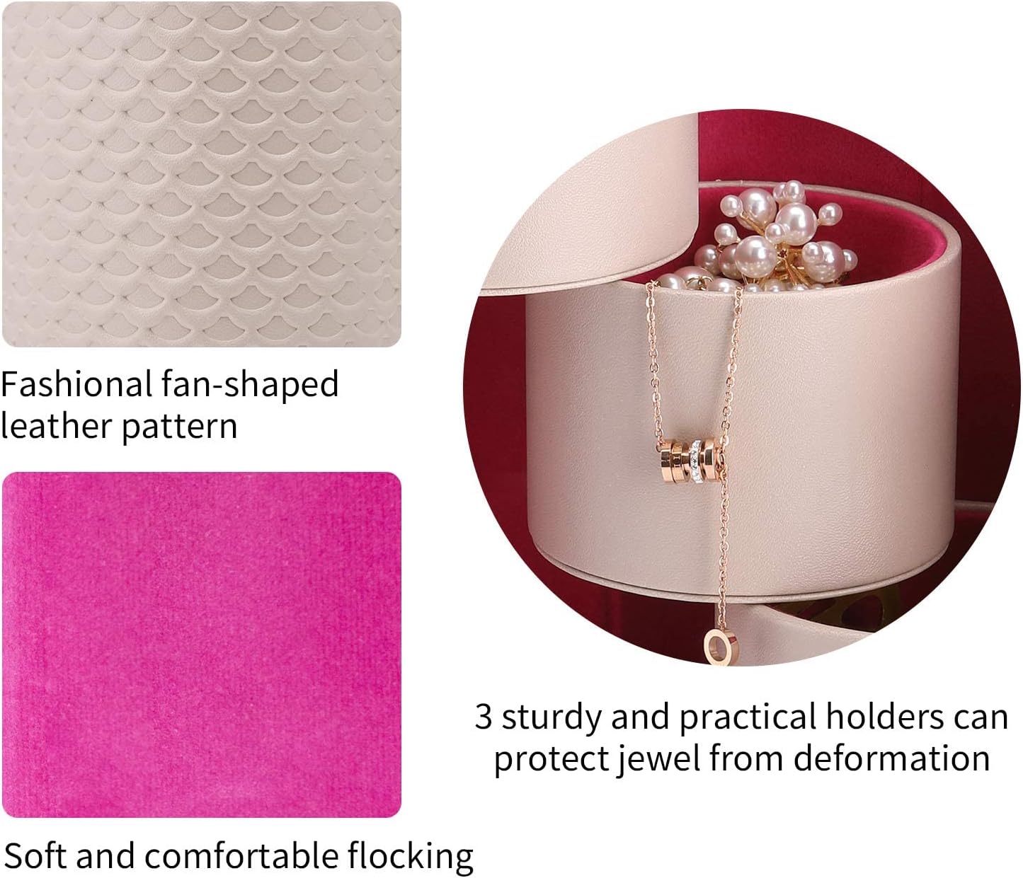 VLANDO Viaggio Mothers Day Gifts Her - Small Jewelry Case Box - Travel Essential Accessories for Women, Travelers, Couples, Mom, Friends, Bridesmaid