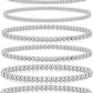 adoyi Gold Bracelets for Women Waterproof, 14K Gold Plated Beaded Strand Bead Ball Bracelets stack Adjustable Jewelry Set for Gifts