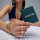 PAVOI 14K Gold Plated 3mm Cubic Zirconia Classic Tennis Bracelet | Gold Bracelets for Women