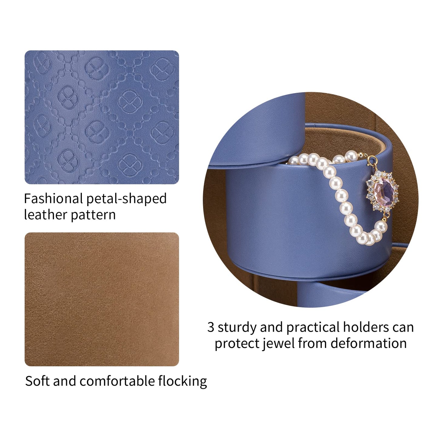 VLANDO Viaggio Mothers Day Gifts Her - Small Jewelry Case Box - Travel Essential Accessories for Women, Travelers, Couples, Mom, Friends, Bridesmaid