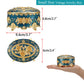 Hipiwe Vintage Metal Jewelry Box - Oval Trinket Organizer Ring Box Case with Rose Pattern Jewelry Storage Box for Ring Earrings Necklace, Gift for Women