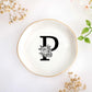 JoycuFF Initial A Ceramic Jewelry Tray, Bridesmaid Bride Gifts, Engagement Birthday Best Friend Mom Grandma Sister Gifts for Women, Trinket Dish for Rings Earrings Necklaces Bracelets Keys