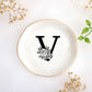JoycuFF Initial A Ceramic Jewelry Tray, Bridesmaid Bride Gifts, Engagement Birthday Best Friend Mom Grandma Sister Gifts for Women, Trinket Dish for Rings Earrings Necklaces Bracelets Keys