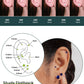 6 Pairs Stud Earrings Set, Hypoallergenic Cubic Zirconia 316L Earrings Stainless Steel CZ Earrings 3-8mm (Steel color)