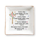 Christian Bible Verse Jewelry Dish Gift for Women, Christian Women 4" Ceramic Jewelry Tray, Mother's Day Gifts for Mom/Grandma, Confirmation Gifts for Teen Girls, Graduation Gifts for Daughter