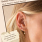 Freekiss 3 Pairs Gold Hoop Earrings Set: Dainty Stud Earrings Trendy Small 14K Gold Plated Hypoallergenic Dangle Cartilage Huggie Hoop Earrings for Women Gold Jewelry for Women Gifts