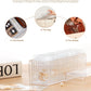 HOMEHIVE Acrylic Jewelry Box Organizer, Clear Jewelry Organizer and Storage with 20 Portable Anti Tarnish Jewelry bags, Travel Jewelry Case for Earrings/Rings/Necklaces Gifts for Women Girls, Clear
