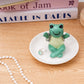 Cute Turtle Ring Holder Dish, Ceramic Jewelry Holder Preppy Room Decor, Turtle Gifts for Women Birthday Christmas Wedding
