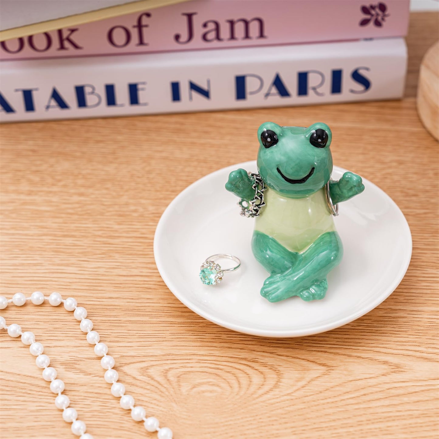 Cute Turtle Ring Holder Dish, Ceramic Jewelry Holder Preppy Room Decor, Turtle Gifts for Women Birthday Christmas Wedding
