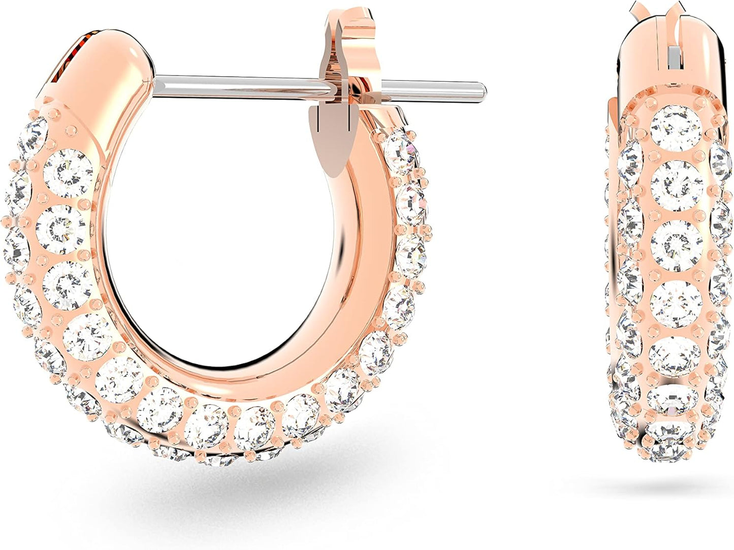 Swarovski Stone Crystal Pierced Hoop Earring Jewelry Collection
