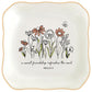 Christian Bible Verse Jewelry Dish Trinket Tray Gifts- Inspirational Ceramic Ring Jewelry Tray Gifts for Women-A Sweet Friendship Refreshes the Soul-Proverbs 27:9 (White)