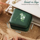 Enthralite Travel Jewelry Box for Girls: Traveling Ring Case Gift for Women - Mini Organizer for Necklaces Earrings White A