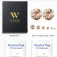 6 Pairs Stud Earrings Set, Hypoallergenic Cubic Zirconia 316L Earrings Stainless Steel CZ Earrings 3-8mm (Steel color)