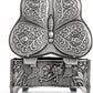 Hipiwe Vintage Metal Jewelry Trinket Box - Butterfly Shape Jewelry Organizer Treasure Chest Ring Holder, Earrings Necklace Storage Box Keepsake Box for Women