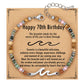 TONY & SANDY Friend Gifts for Women, Unique Birthday Gifts for Women, Sister Gift from Sister, Wave Bracelet, Christmas Graduation Mothers Day Gift for Her, Bestie Friendship Bracelets