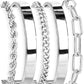 Gokeey Gold Bracelets Set for Women Non Tarnish, Waterproof 14K Gold Plated Sterling Silver Chunky Cuff Bracelet Stackable Gold Bangles Bracelet for Women Trendy Fashion Accessories Tie Knot Cuban Rope Paperclip Beaded Bracelet Stack Jewelry Mothers Day G