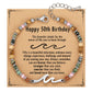 TONY & SANDY Friend Gifts for Women, Unique Birthday Gifts for Women, Sister Gift from Sister, Wave Bracelet, Christmas Graduation Mothers Day Gift for Her, Bestie Friendship Bracelets
