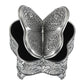 Hipiwe Vintage Metal Jewelry Trinket Box - Butterfly Shape Jewelry Organizer Treasure Chest Ring Holder, Earrings Necklace Storage Box Keepsake Box for Women