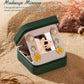 Enthralite Travel Jewelry Box for Girls: Traveling Ring Case Gift for Women - Mini Organizer for Necklaces Earrings White A