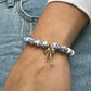 Beads Bow Charm Bracelet for Women Flower Vintage Bracelet Handmade Stretch Beaded Dainty Romantic Jewelry Gifts