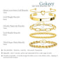 Gokeey Gold Bracelets Set for Women Non Tarnish, Waterproof 14K Gold Plated Sterling Silver Chunky Cuff Bracelet Stackable Gold Bangles Bracelet for Women Trendy Fashion Accessories Tie Knot Cuban Rope Paperclip Beaded Bracelet Stack Jewelry Mothers Day G