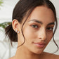 6 Pairs Stud Earrings Set, Hypoallergenic Cubic Zirconia 316L Earrings Stainless Steel CZ Earrings 3-8mm (Steel color)