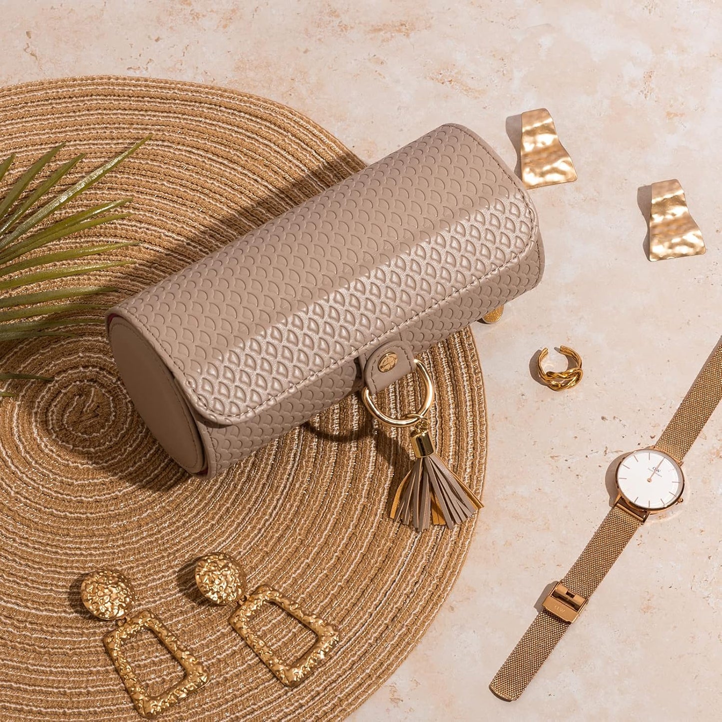 VLANDO Viaggio Mothers Day Gifts Her - Small Jewelry Case Box - Travel Essential Accessories for Women, Travelers, Couples, Mom, Friends, Bridesmaid