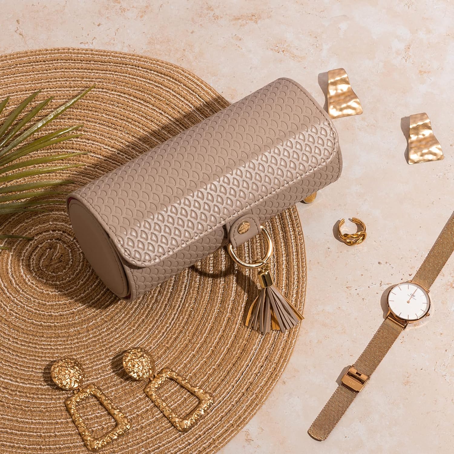 VLANDO Viaggio Mothers Day Gifts Her - Small Jewelry Case Box - Travel Essential Accessories for Women, Travelers, Couples, Mom, Friends, Bridesmaid