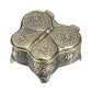 Hipiwe Vintage Metal Jewelry Trinket Box - Butterfly Shape Jewelry Organizer Treasure Chest Ring Holder, Earrings Necklace Storage Box Keepsake Box for Women