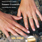 LOLIAS 14K Gold Plated Stackable Rings for Women Non Tarnish - Dainty Cubic Zirconia Wedding Bands Ring Set Minimalist Trendy Statement Engagement Promise Thumb Rings Stacking Size 5-10